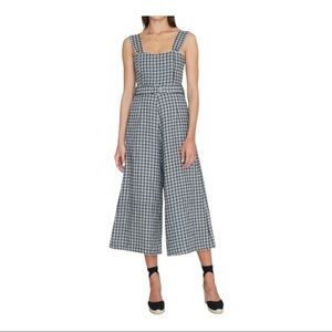 FAITHFULL the Brand Liv Check Linen Jumpsuit Emelinah Check